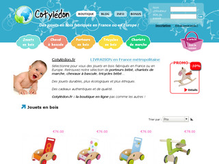 Aperçu visuel du site http://cotyledon.fr