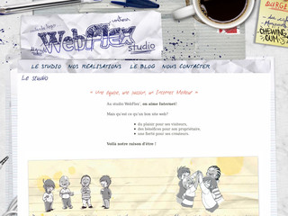 Aperçu visuel du site http://www.webflex-studio.com