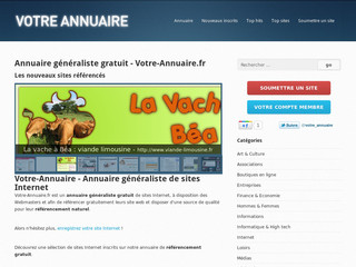Aperçu visuel du site http://www.votre-annuaire.fr/