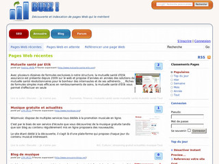 Aperçu visuel du site http://buzz.every-web.com