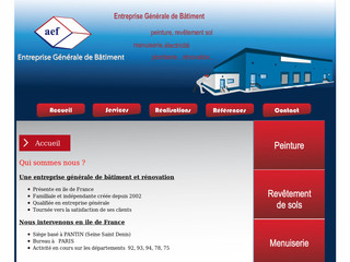 Aef-batiment.com - Entreprise d'électricité à Paris