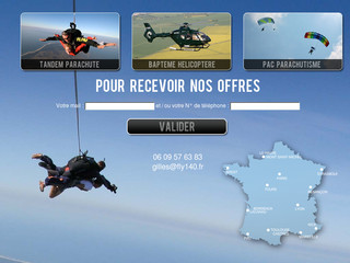 Fly140 : Saut en parachute à Bordeaux - Fly140.fr