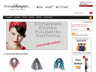 Mes Echarpes - Spécialiste de la vente en ligne d'écharpes - Mesecharpes.com