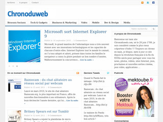 Chronoduweb.com - L'actualité du net