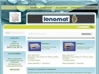 Aperçu visuel du site http://www.aed-ionomat.com