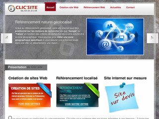 Clic-site : création de site Internet - Clic-site.fr