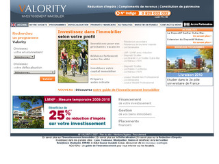 Valority.com : Défiscalisation en loi Robien, Borloo, LMP - LMNP