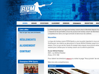 Ligue de hockey cosom RPM-Sports - Rpm-sports.ca