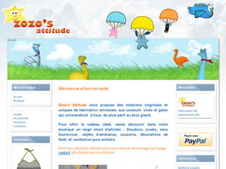 Aperçu visuel du site http://www.zozosattitude.com/