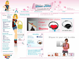 Aperçu visuel du site http://misskha.fr