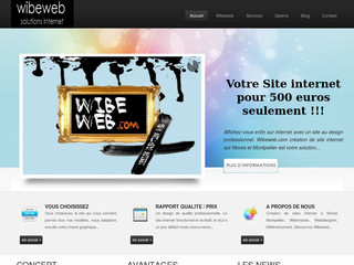 Création de site Internet Nimes Montpellier - Wibeweb.com