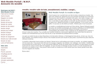 Web Meuble Portail, le meuble en ligne