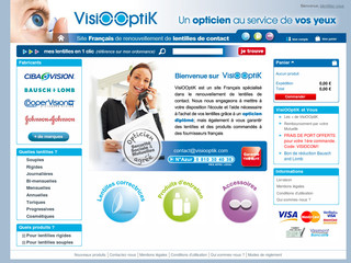 Aperçu visuel du site http://www.visiooptik.fr