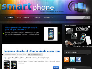 Actualité Iphone et smartphone sur Forum-smartphone.com