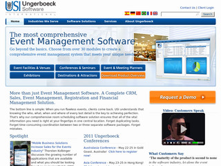 Logiciel de gestion évènementiel Ungerboeck sur Ungerboeck.com