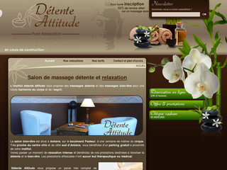 Aperçu visuel du site http://www.detente-attitude.com