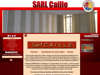 Aperçu visuel du site http://www.caille-peinture.fr