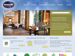 Aperçu visuel du site http://www.mauler.fr