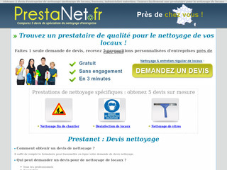 Entreprise de nettoyage - Prestanet.fr