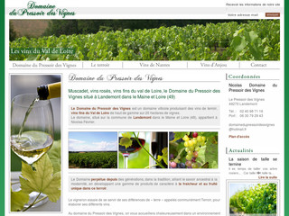 Domaine du Pressoir des Vignes - Domaine - dupressoirdesvignes.com