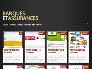 Aperçu visuel du site http://banques-et-assurances.fr