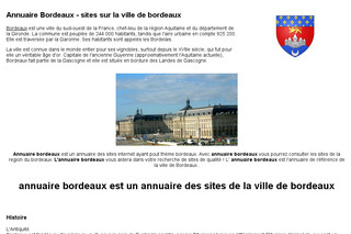 Bordeaux.aggloannuaire.com : Annuaire bordeaux
