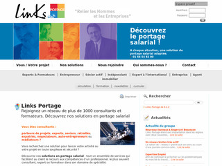 Aperçu visuel du site http://www.links-portage.com/