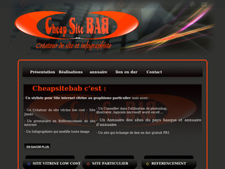 Cheapsitebab à Bayonne - Création de site et référencement - Cheapsitebab.fr
