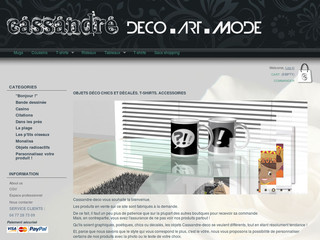 Aperçu visuel du site http://www.cassandre-deco.com