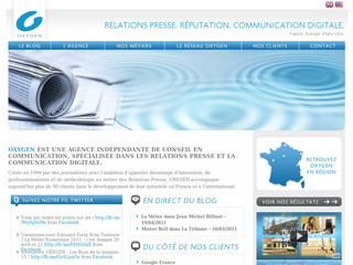 Oxygen-rp.fr - Agence Relation Presse - Oxygen