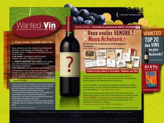 Wanted-vin.com - Chasseurs de Grands Crus - achat ventes Vins