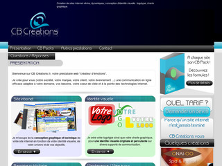Création de site Internet, CB Créations - Cbcreations.fr