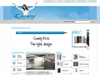 Aperçu visuel du site http://www.candy.tm.fr/