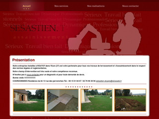 Aperçu visuel du site http://www.sebastientp.fr/