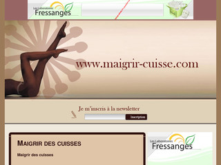 Aperçu visuel du site http://www.maigrir-cuisse.com