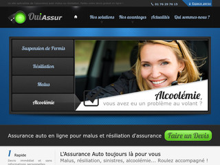 Assurance auto en ligne avec Oui-assur.com