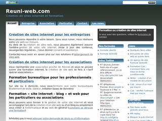 Création site Internet à Rennes - Reuni-web.com