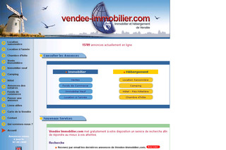 Aperçu visuel du site http://www.vendee-immobilier.com