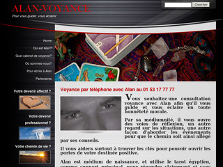 Aperçu visuel du site http://alan-voyance.fr