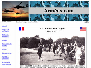 Aperçu visuel du site http://www.xn--armes-dsa.com
