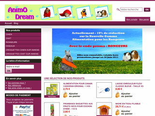 Animodream.com - Vente en ligne pour vos animaux de compagnie