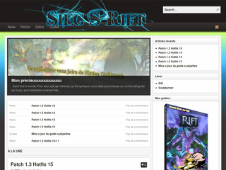 Sieg's Rift - Informations sur le jeu massivement multijoueur - Siegsrift.com