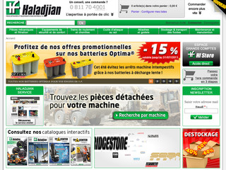 Haladjian : Pièces détachées Engins - Haladjian.fr