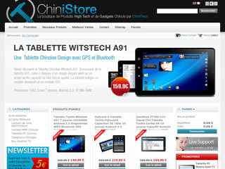 ChiniStore - achat et vente de tablettes tactiles - Chinistore.com