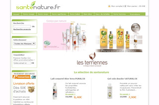 Santenature.fr : cosmétiques et produits de beauté certifiés bio