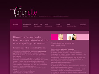 Aperçu visuel du site http://www.prunelledusud.fr