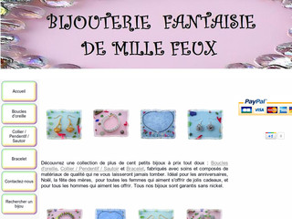 Bijoux fantaisies de mille feux - Demillefeux.fr