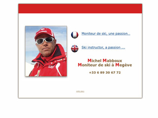 Michel Mabboux : Moniteur de ski à Megève - Moniteur-ski-megeve.fr