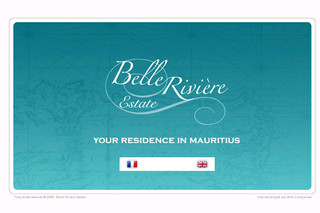 Aperçu visuel du site http://www.belleriviere.com