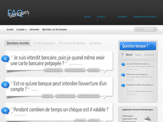 Aperçu visuel du site http://faq-banques.fr